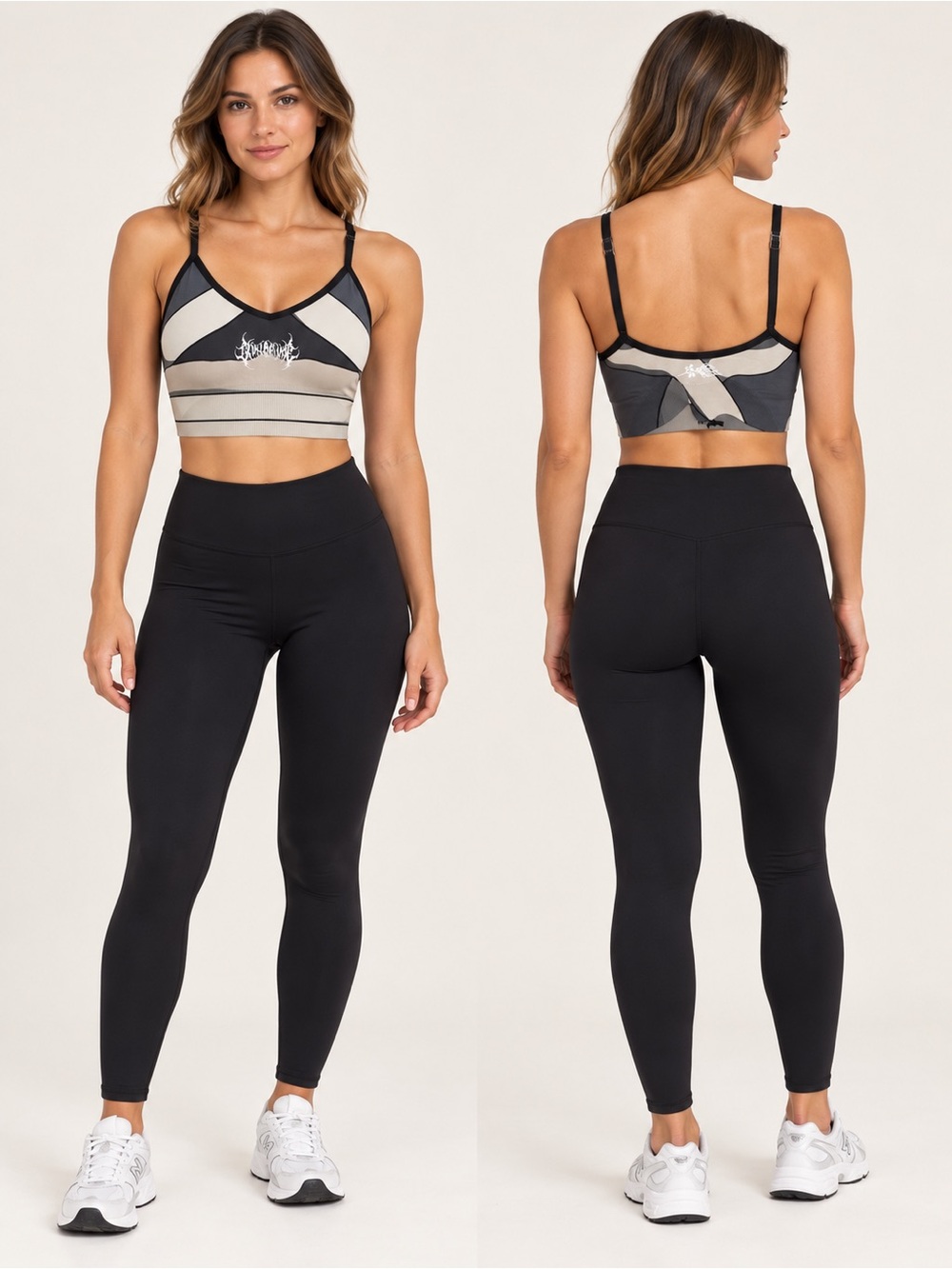 Civil Regime Color Block Sports Bra